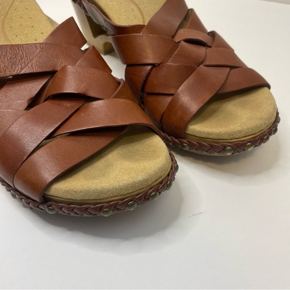 Dansko Shoes - DANSKO Tory Leather Wedge Sandals